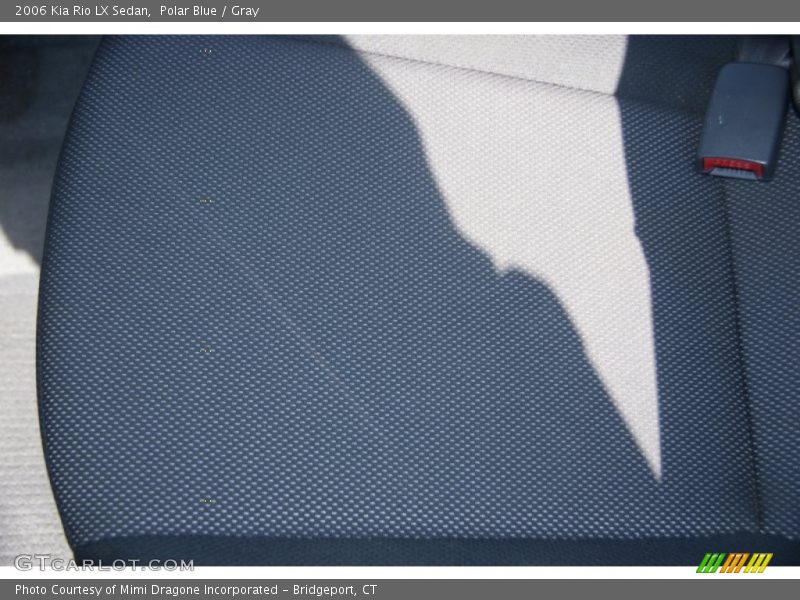 Polar Blue / Gray 2006 Kia Rio LX Sedan