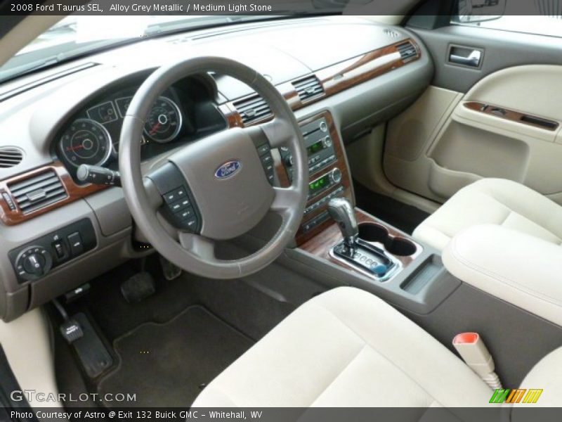Alloy Grey Metallic / Medium Light Stone 2008 Ford Taurus SEL