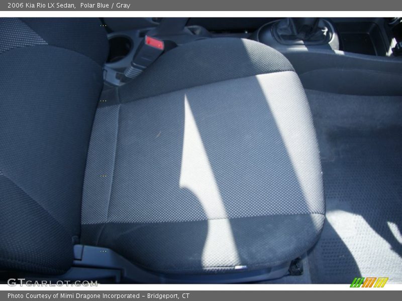Polar Blue / Gray 2006 Kia Rio LX Sedan