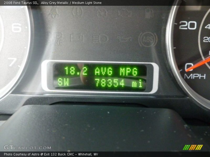 Alloy Grey Metallic / Medium Light Stone 2008 Ford Taurus SEL