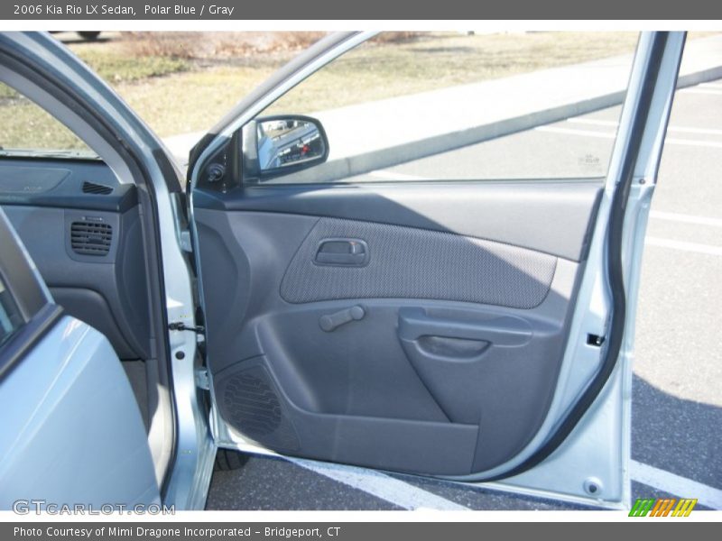 Polar Blue / Gray 2006 Kia Rio LX Sedan