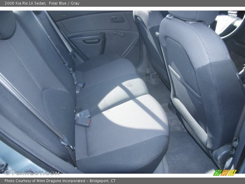 Polar Blue / Gray 2006 Kia Rio LX Sedan