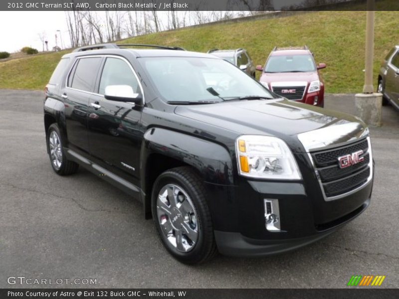 Carbon Black Metallic / Jet Black 2012 GMC Terrain SLT AWD