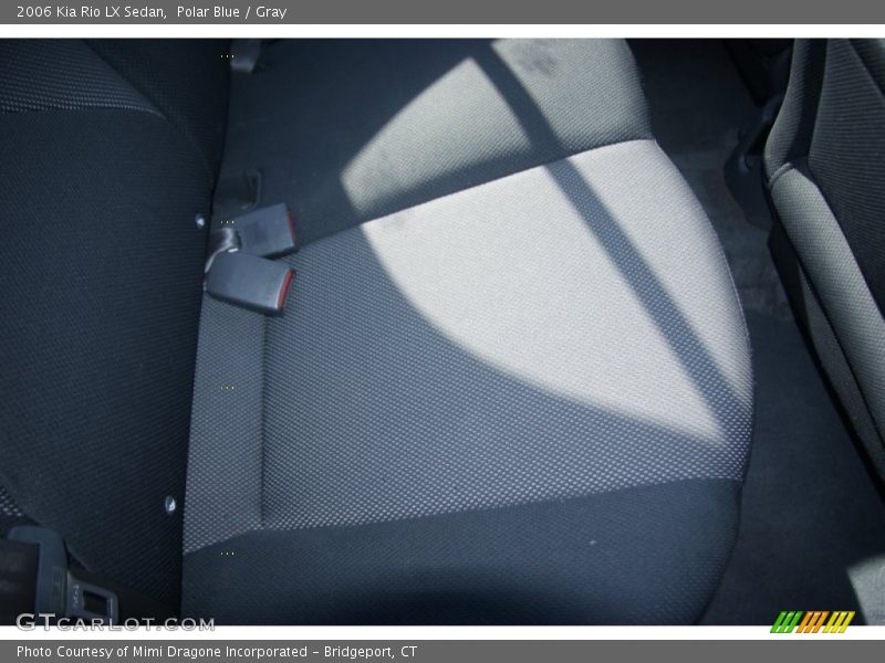 Polar Blue / Gray 2006 Kia Rio LX Sedan