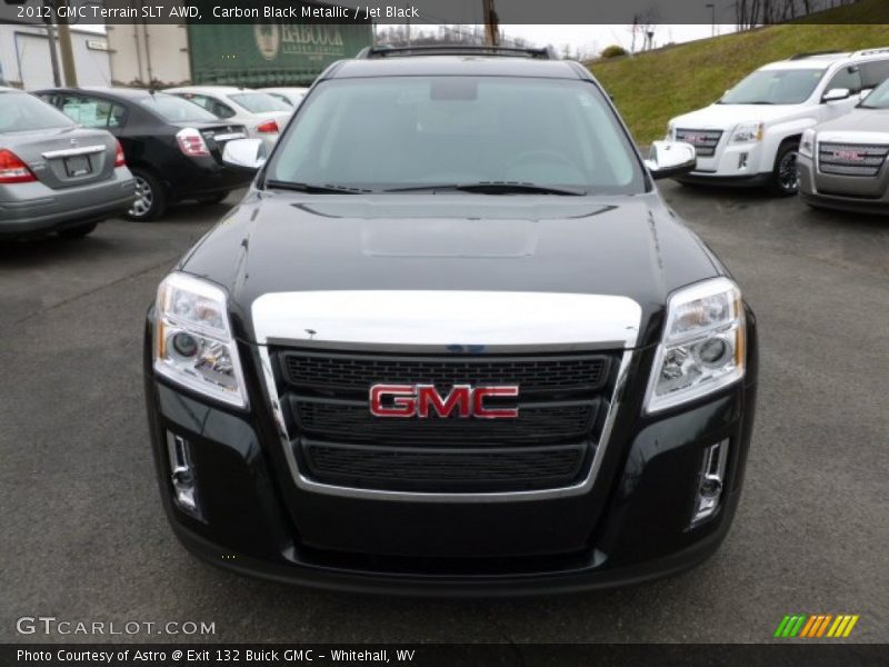 Carbon Black Metallic / Jet Black 2012 GMC Terrain SLT AWD