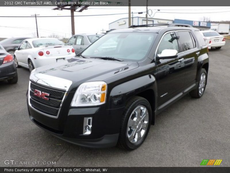 Carbon Black Metallic / Jet Black 2012 GMC Terrain SLT AWD
