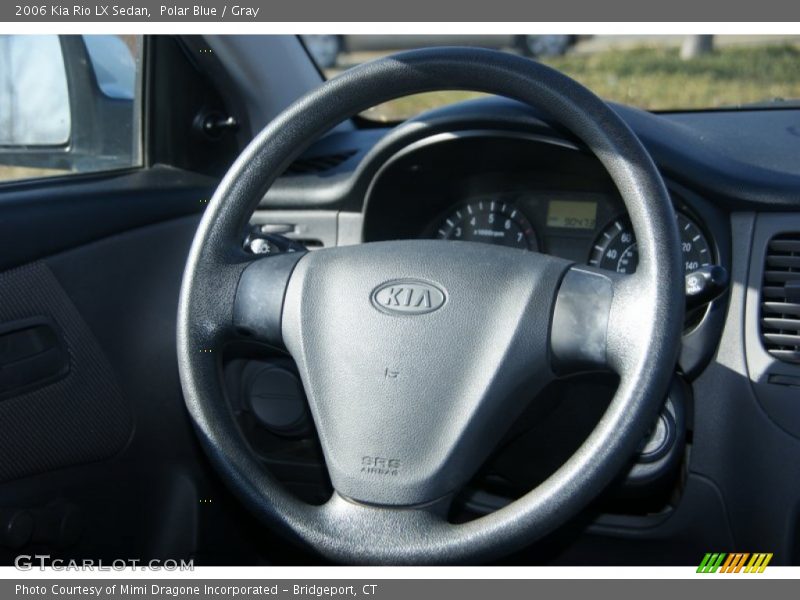 Polar Blue / Gray 2006 Kia Rio LX Sedan