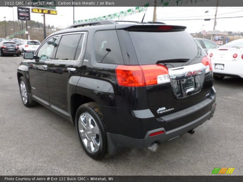 Carbon Black Metallic / Jet Black 2012 GMC Terrain SLT AWD