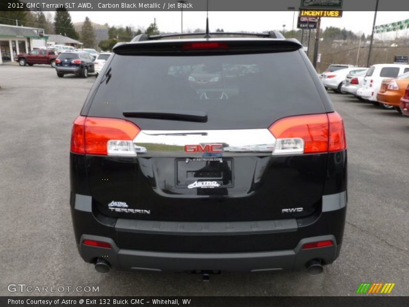 Carbon Black Metallic / Jet Black 2012 GMC Terrain SLT AWD