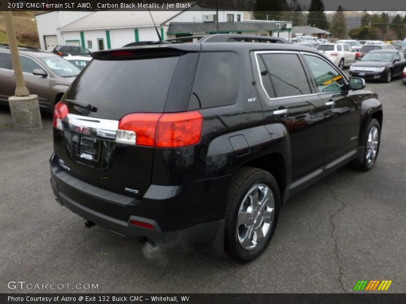 Carbon Black Metallic / Jet Black 2012 GMC Terrain SLT AWD