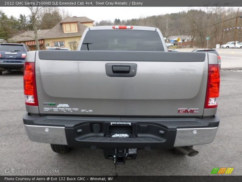 Steel Gray Metallic / Ebony 2012 GMC Sierra 2500HD SLE Extended Cab 4x4