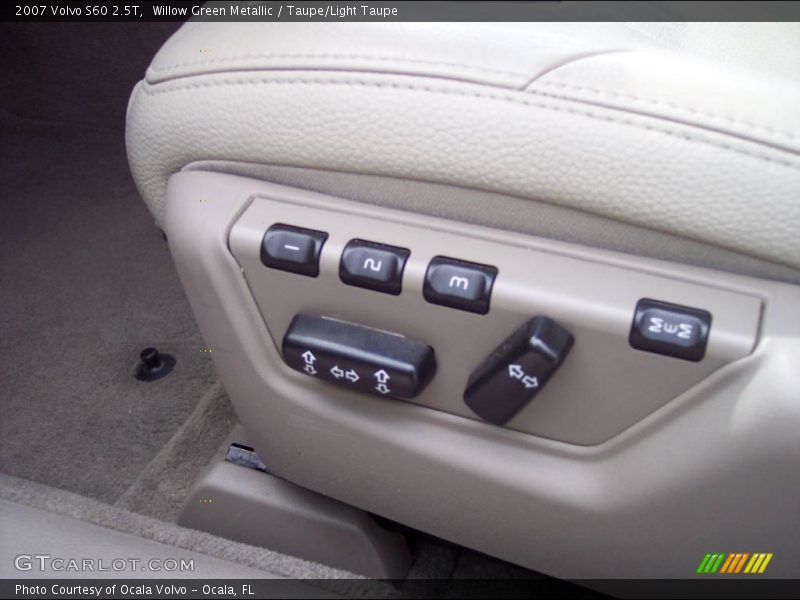 Willow Green Metallic / Taupe/Light Taupe 2007 Volvo S60 2.5T