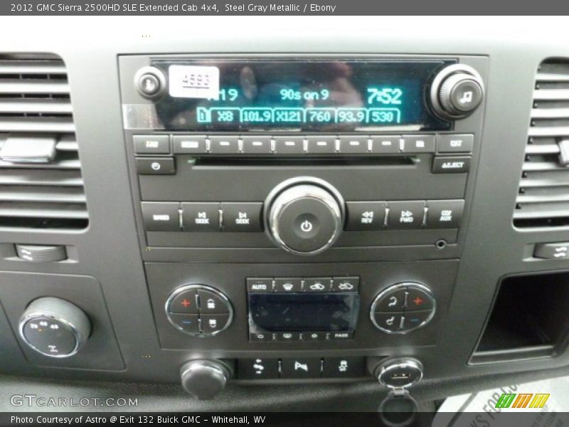 Steel Gray Metallic / Ebony 2012 GMC Sierra 2500HD SLE Extended Cab 4x4