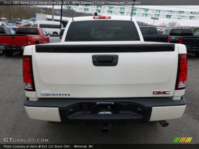 White Diamond Tricoat / Cocoa/Light Cashmere 2012 GMC Sierra 1500 Denali Crew Cab 4x4