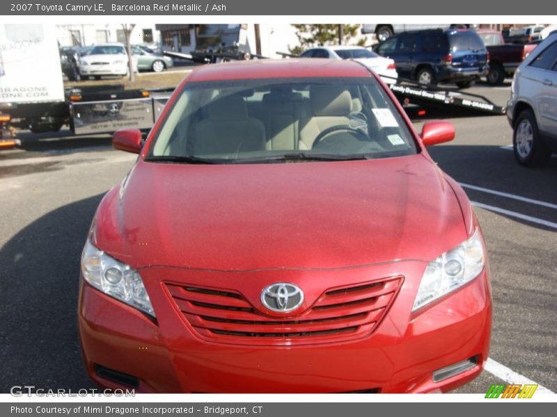 Barcelona Red Metallic / Ash 2007 Toyota Camry LE