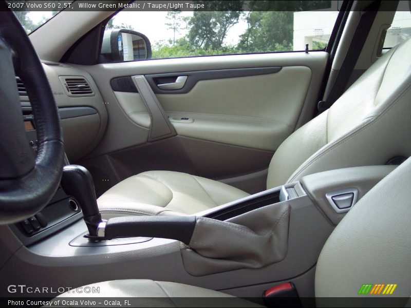 Willow Green Metallic / Taupe/Light Taupe 2007 Volvo S60 2.5T