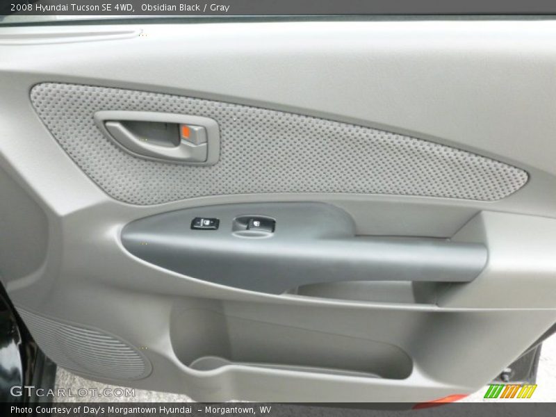 Obsidian Black / Gray 2008 Hyundai Tucson SE 4WD