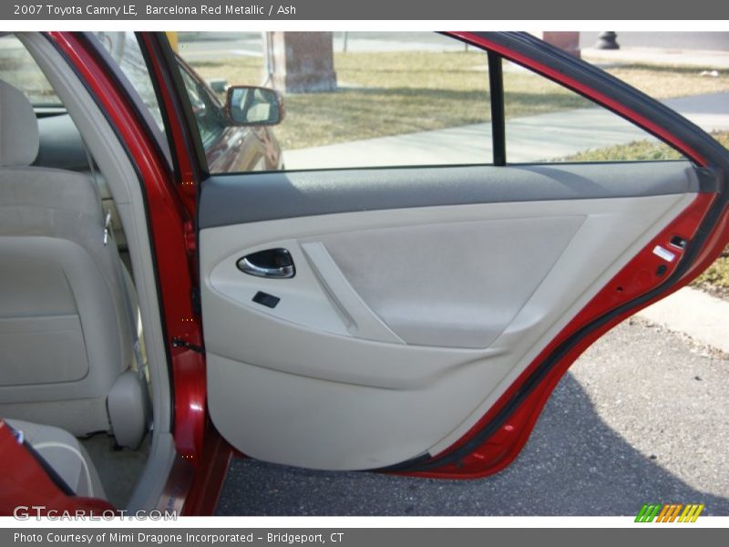 Barcelona Red Metallic / Ash 2007 Toyota Camry LE