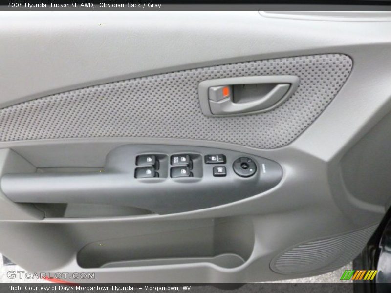 Obsidian Black / Gray 2008 Hyundai Tucson SE 4WD
