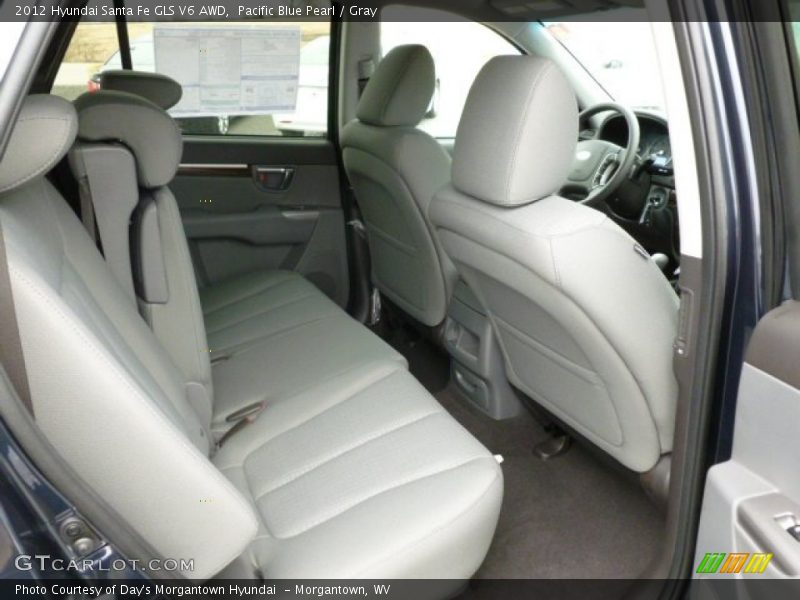  2012 Santa Fe GLS V6 AWD Gray Interior