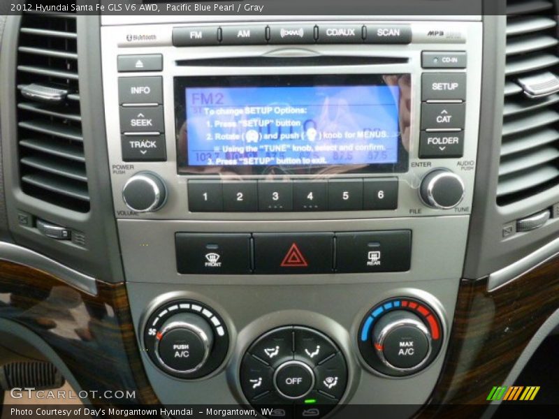 Controls of 2012 Santa Fe GLS V6 AWD