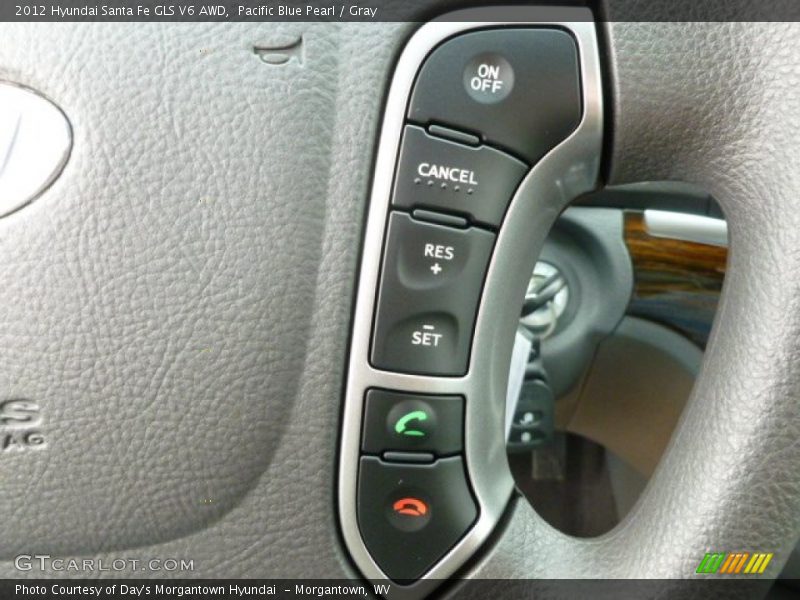 Controls of 2012 Santa Fe GLS V6 AWD