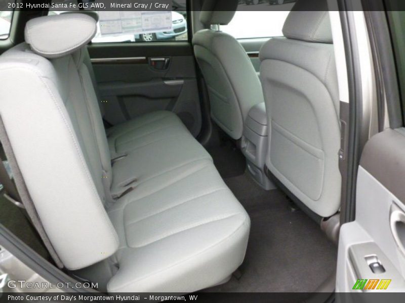 Mineral Gray / Gray 2012 Hyundai Santa Fe GLS AWD