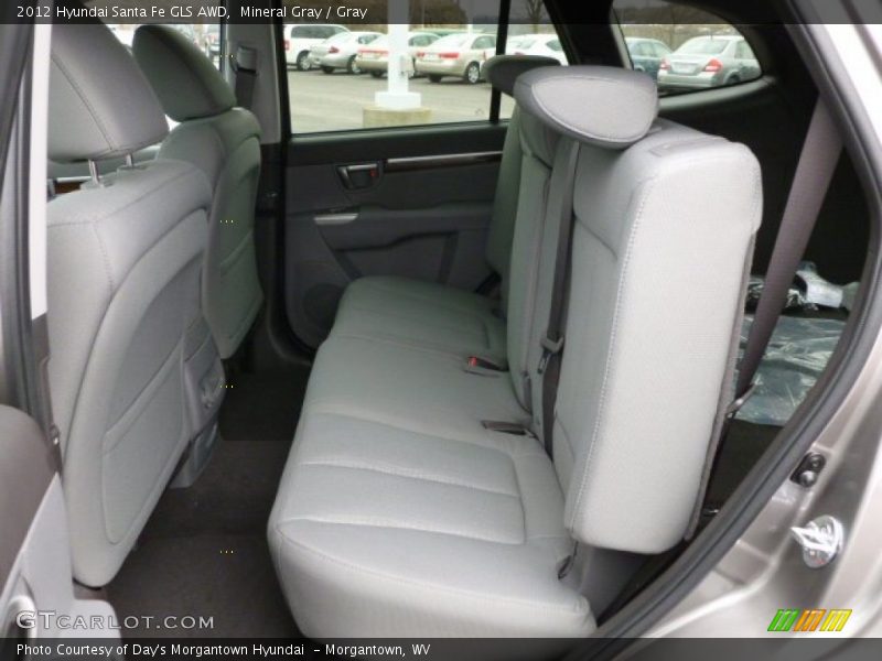 Mineral Gray / Gray 2012 Hyundai Santa Fe GLS AWD