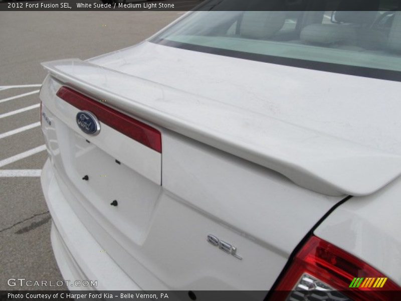 White Suede / Medium Light Stone 2012 Ford Fusion SEL