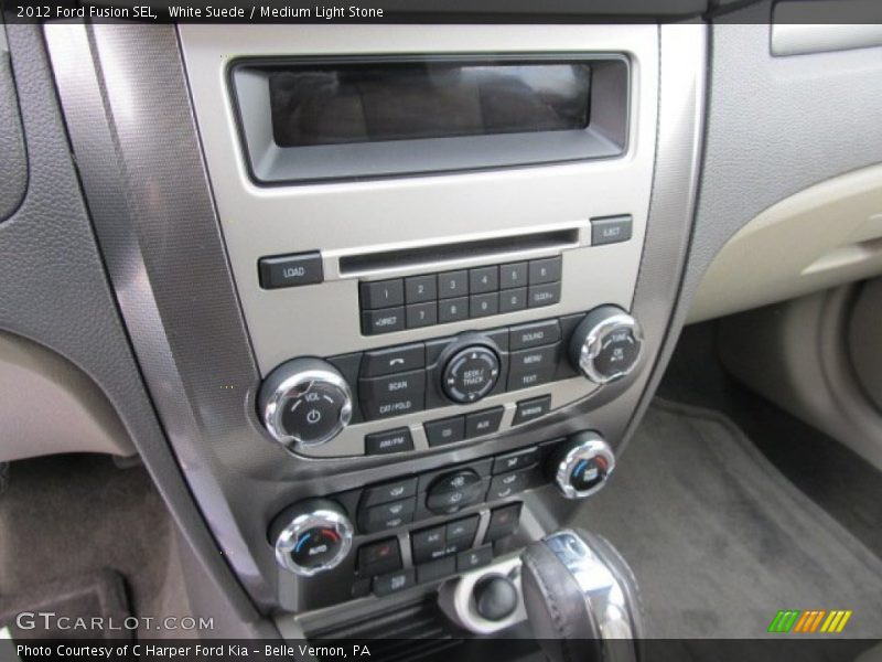 White Suede / Medium Light Stone 2012 Ford Fusion SEL