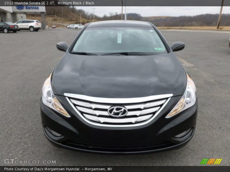 Midnight Black / Black 2012 Hyundai Sonata SE 2.0T