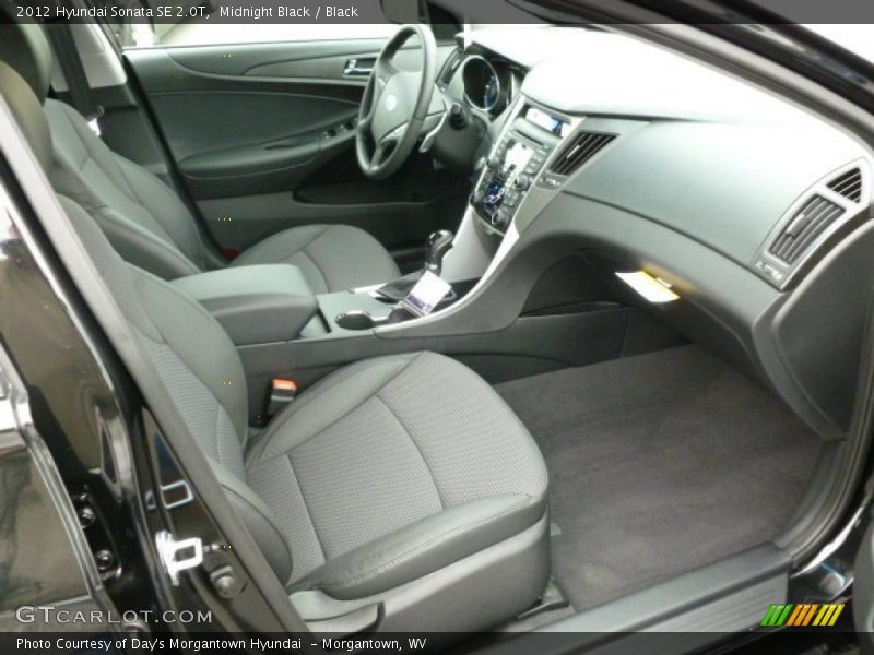 Midnight Black / Black 2012 Hyundai Sonata SE 2.0T