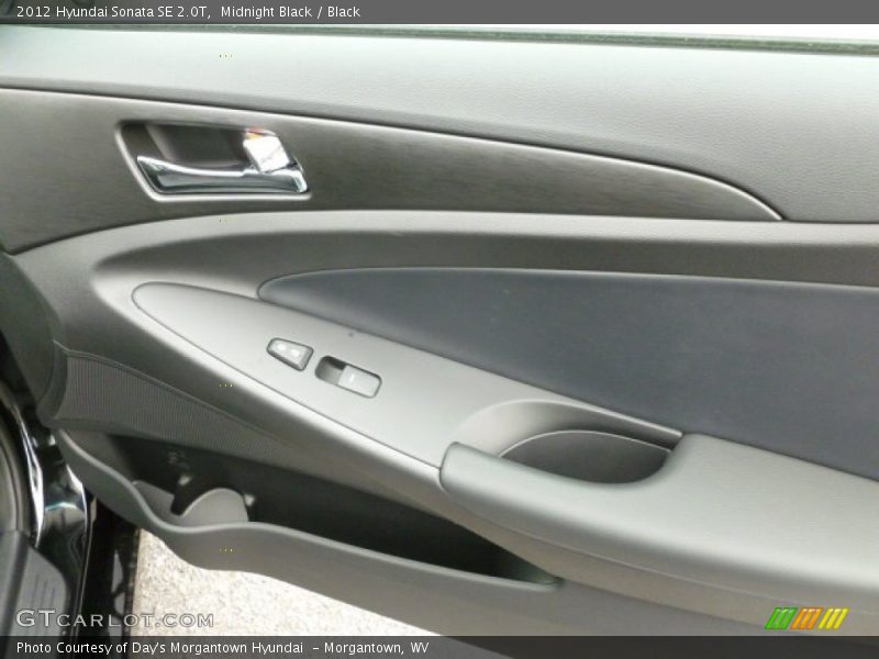 Midnight Black / Black 2012 Hyundai Sonata SE 2.0T