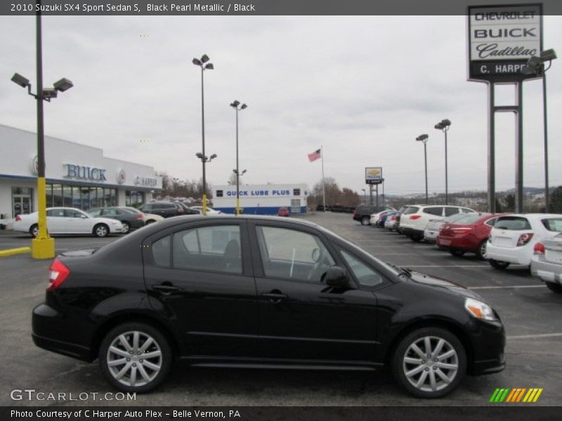 Black Pearl Metallic / Black 2010 Suzuki SX4 Sport Sedan S