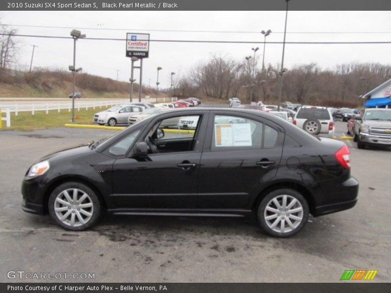 Black Pearl Metallic / Black 2010 Suzuki SX4 Sport Sedan S