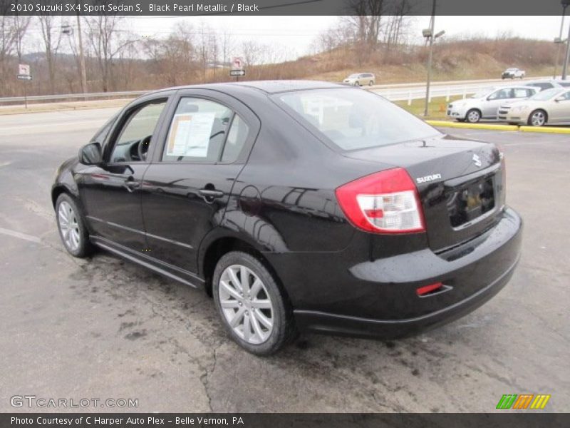 Black Pearl Metallic / Black 2010 Suzuki SX4 Sport Sedan S