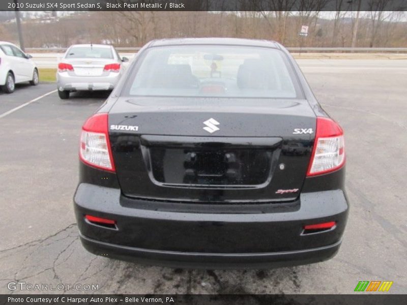 Black Pearl Metallic / Black 2010 Suzuki SX4 Sport Sedan S