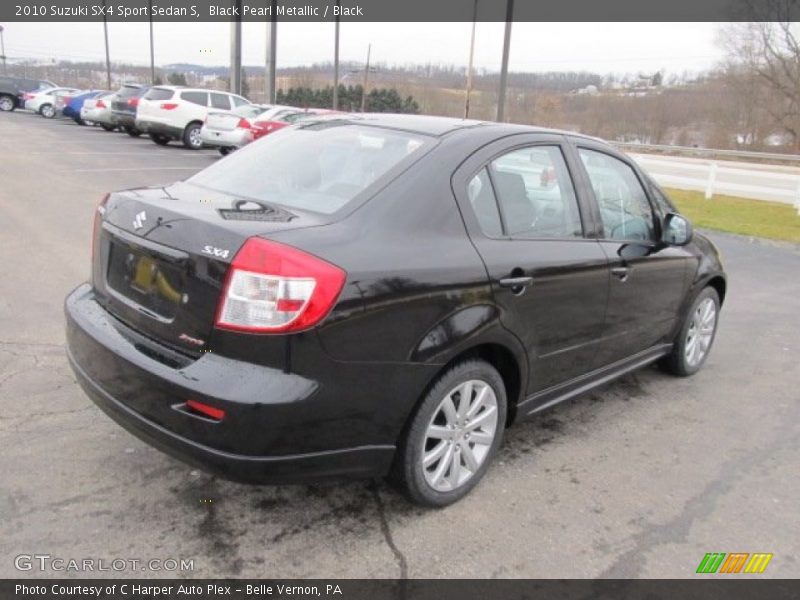 Black Pearl Metallic / Black 2010 Suzuki SX4 Sport Sedan S