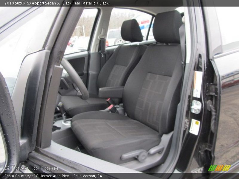 Black Pearl Metallic / Black 2010 Suzuki SX4 Sport Sedan S