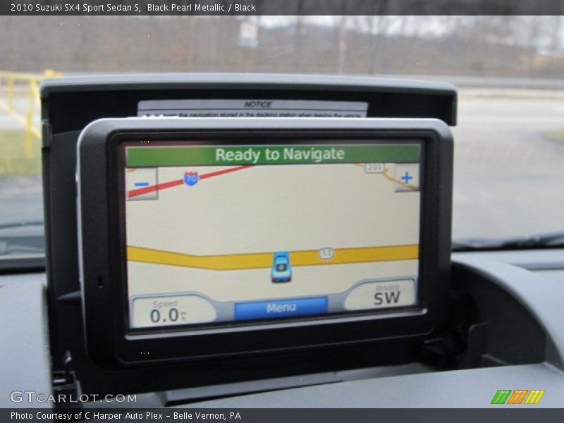 Black Pearl Metallic / Black 2010 Suzuki SX4 Sport Sedan S