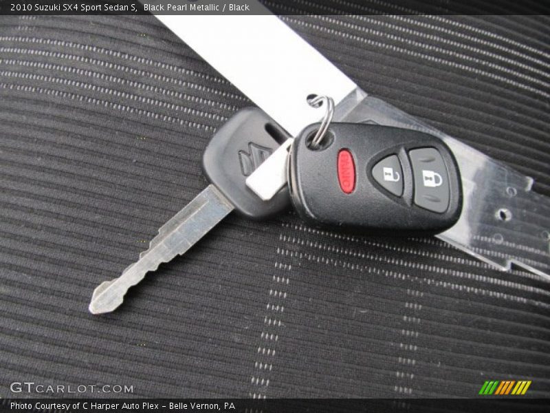 Black Pearl Metallic / Black 2010 Suzuki SX4 Sport Sedan S