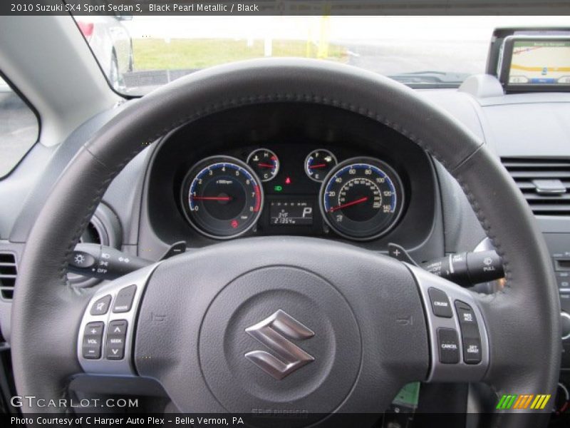 Black Pearl Metallic / Black 2010 Suzuki SX4 Sport Sedan S