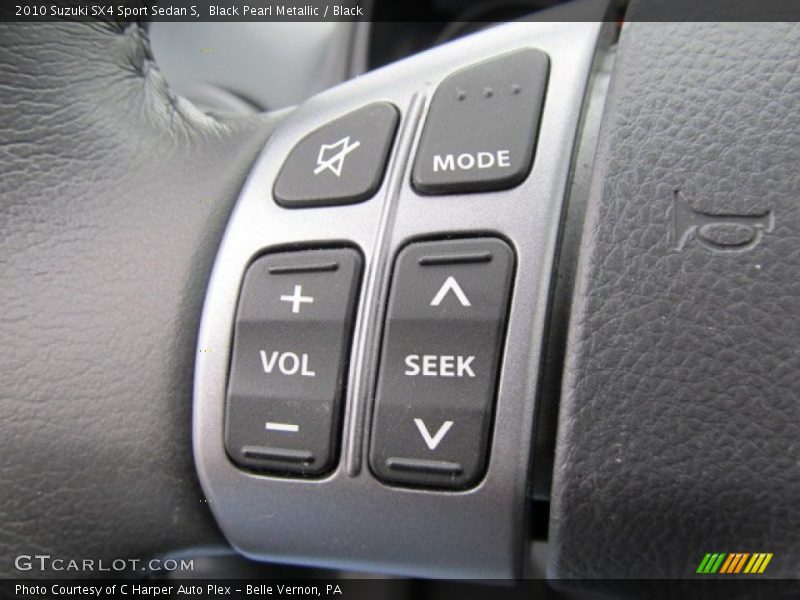 Black Pearl Metallic / Black 2010 Suzuki SX4 Sport Sedan S