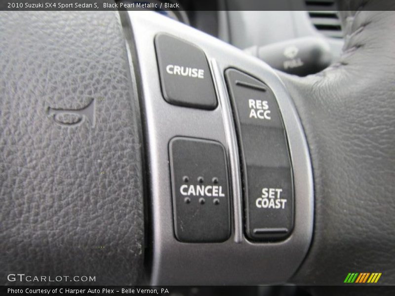 Black Pearl Metallic / Black 2010 Suzuki SX4 Sport Sedan S