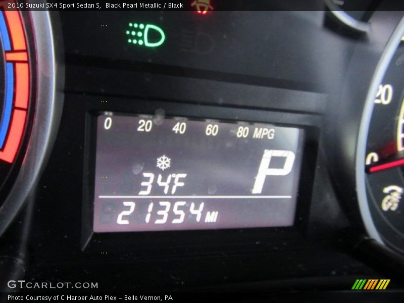 Black Pearl Metallic / Black 2010 Suzuki SX4 Sport Sedan S