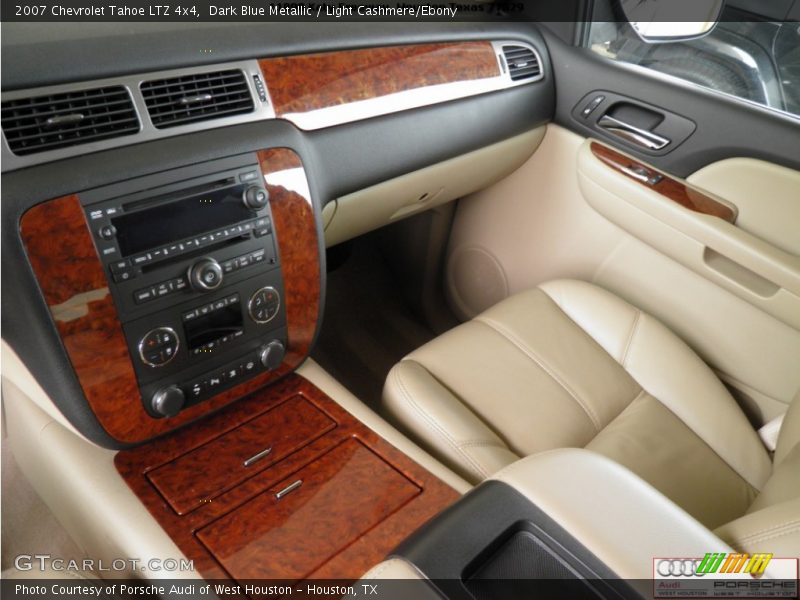 Dark Blue Metallic / Light Cashmere/Ebony 2007 Chevrolet Tahoe LTZ 4x4
