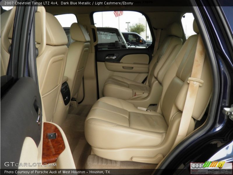 Dark Blue Metallic / Light Cashmere/Ebony 2007 Chevrolet Tahoe LTZ 4x4