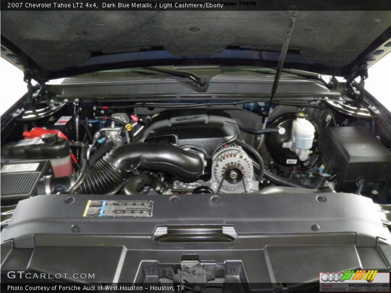 Dark Blue Metallic / Light Cashmere/Ebony 2007 Chevrolet Tahoe LTZ 4x4