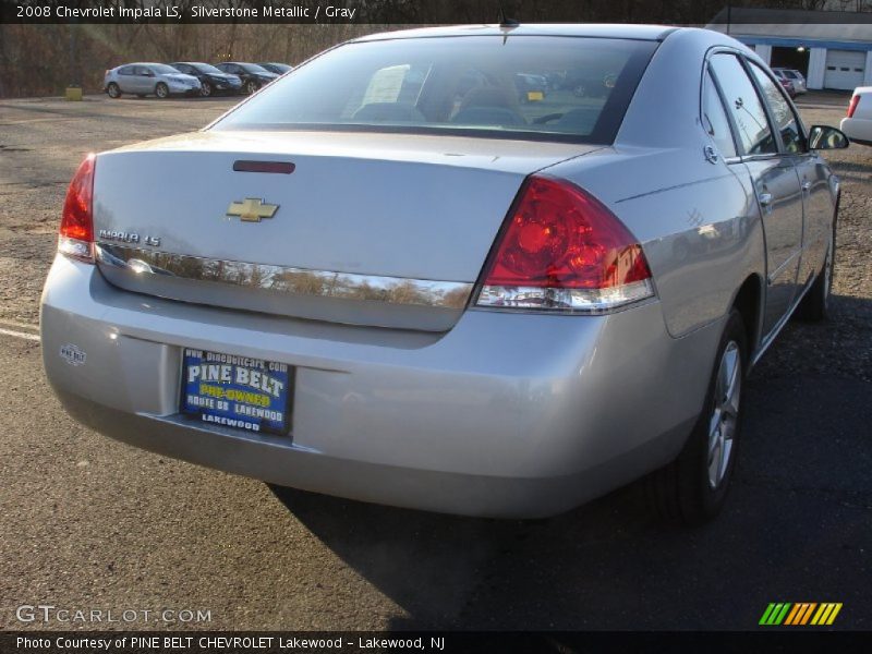 Silverstone Metallic / Gray 2008 Chevrolet Impala LS