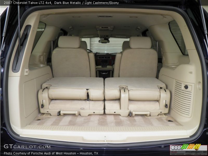 Dark Blue Metallic / Light Cashmere/Ebony 2007 Chevrolet Tahoe LTZ 4x4